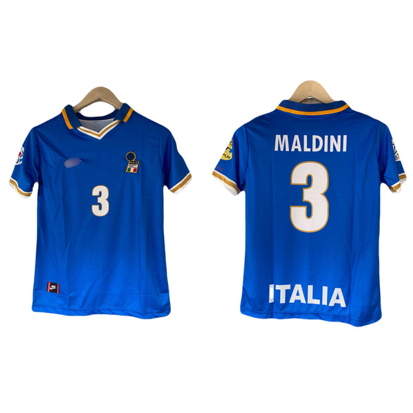 Maldini Italy home Half sleeve Collar Embroidery Jersey - P2074