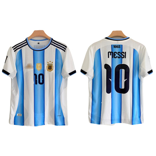 Argentina 2026 World Cup Home Kit Messi Half Sleeve -P1220 Ms Retro Store