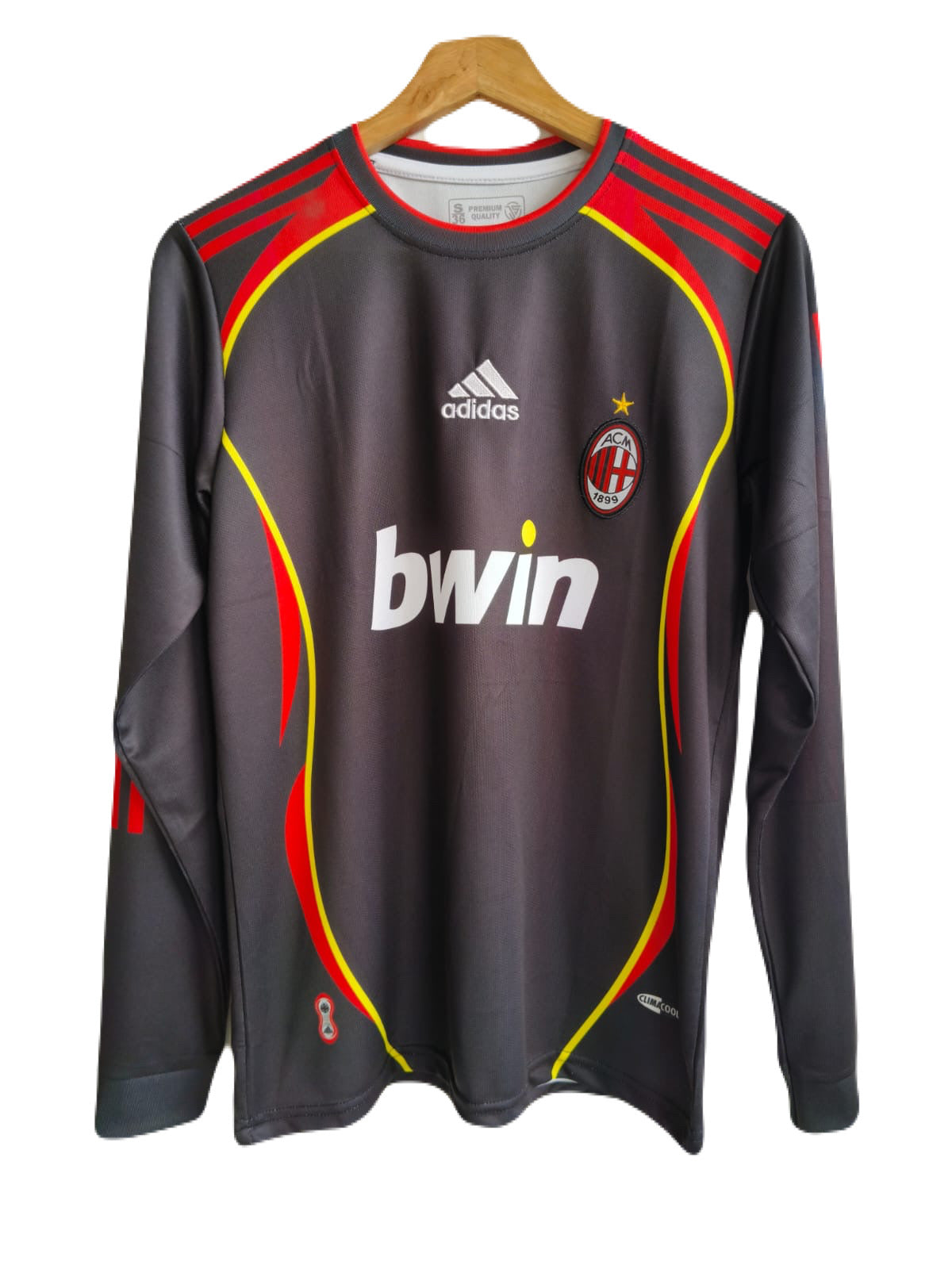 Acmilan 2006/07 third kit full sleeve embroidery #p321  - ms retro store