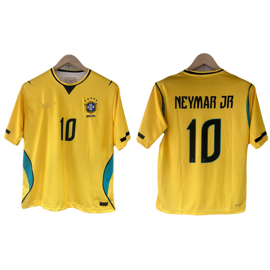 Neymar Brazil Home 2026 Five sleeve Embroidery Jersey - P2042