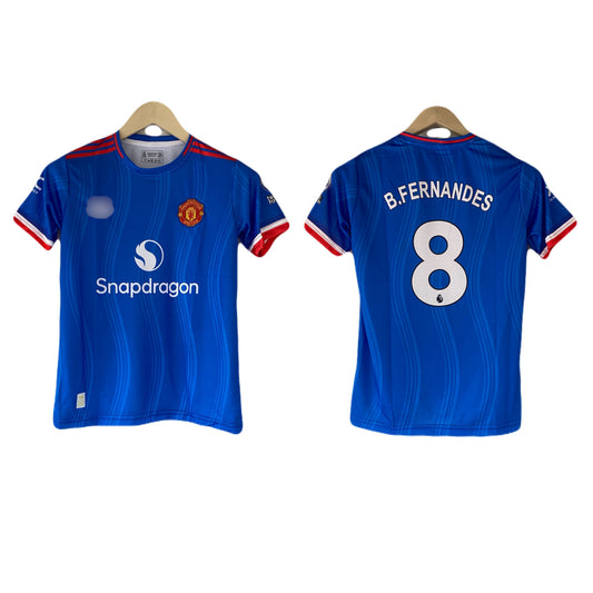 Bruno Fernandes Manchester United 2026-27 Away Embroidery Half Sleeve Jersey - P2290