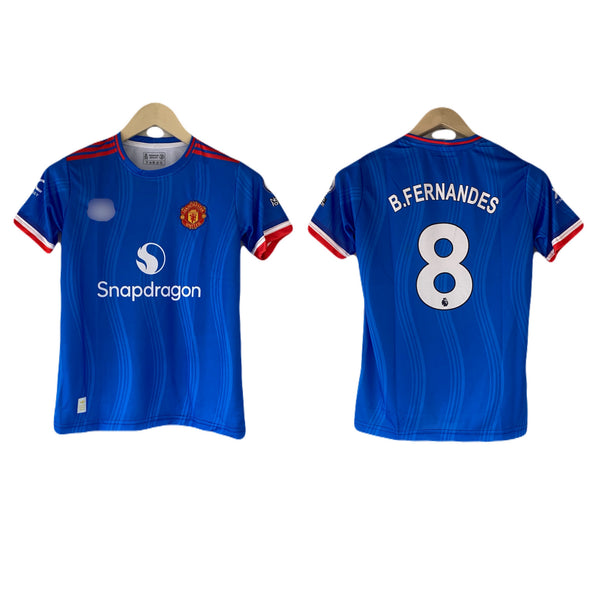 Bruno Fernandes Manchester United 2026-27 Away Embroidery Half Sleeve Jersey - P2290