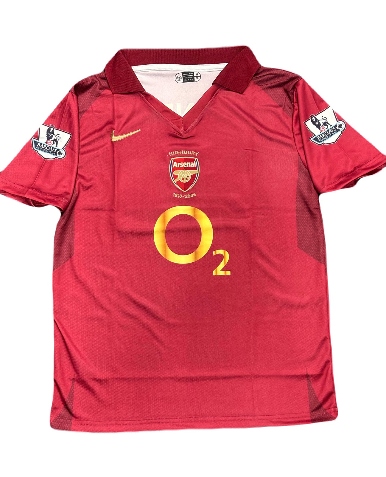 Arsenal henry 2006  Kit  Half sleeve Embroidery - Ms Retro Store