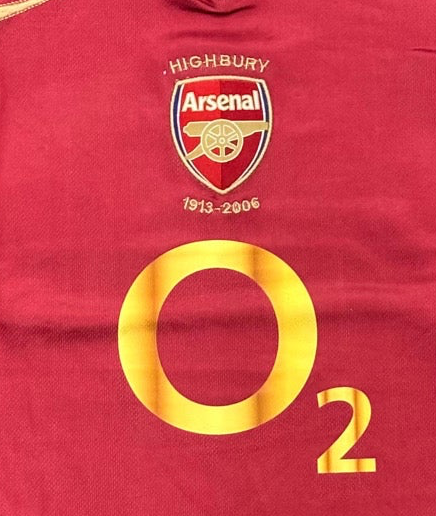 Arsenal henry 2006  Kit  Half sleeve Embroidery - Ms Retro Store