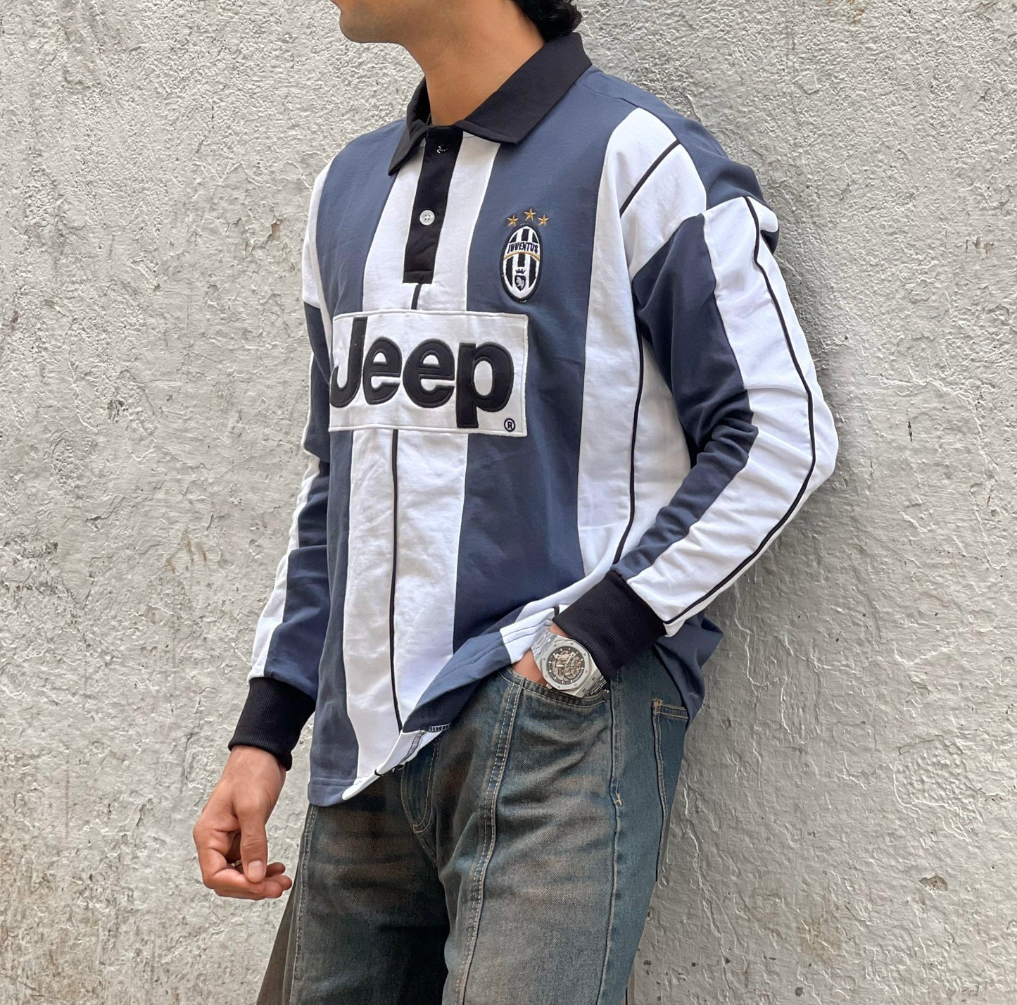 Juventus full sleeve premium quality Grey - MS RETRO STORE