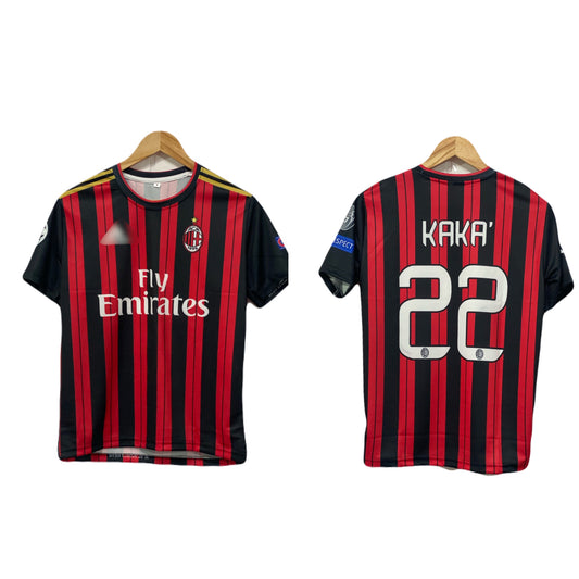 Ac Milan 2016-17 Home  kit Kaka Half sleeve - Ms Retro store