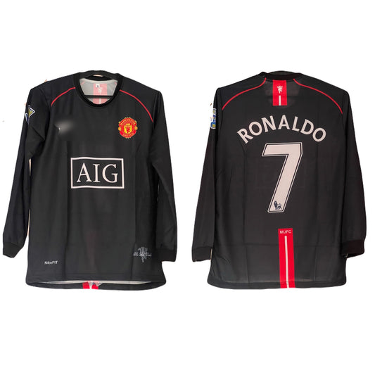 Ronaldo united 2008 full sleeve away kit- P693 Ms Retro Store