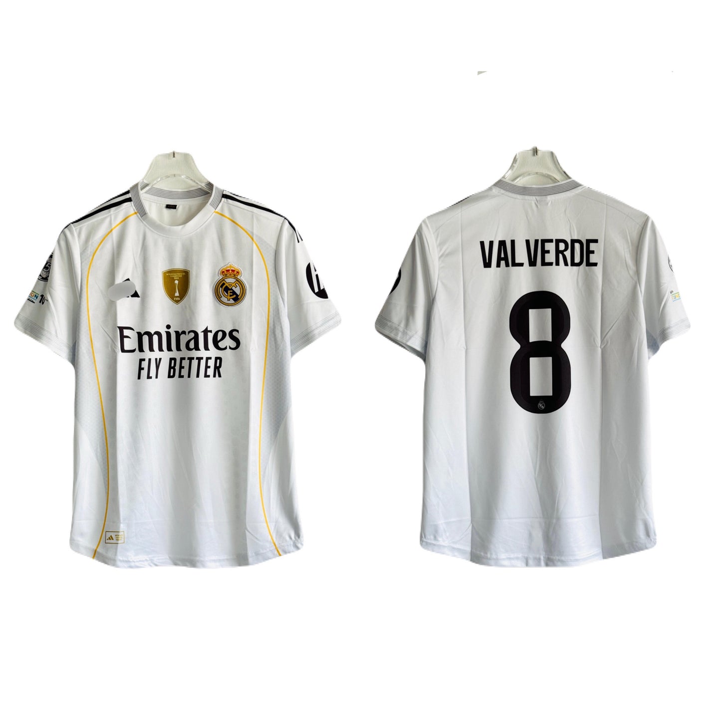 valverde Real Madrid 2025-26 Home half sleeve jersey - P1863