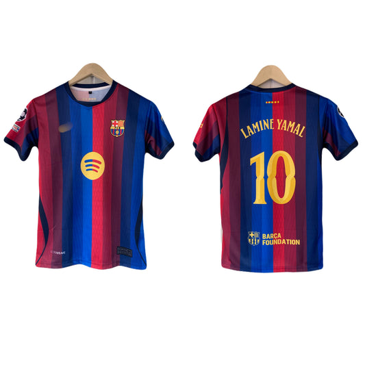 Yamal Barcelona 2026-27 Home Jersey Half Sleeve Sublimation -  P2197