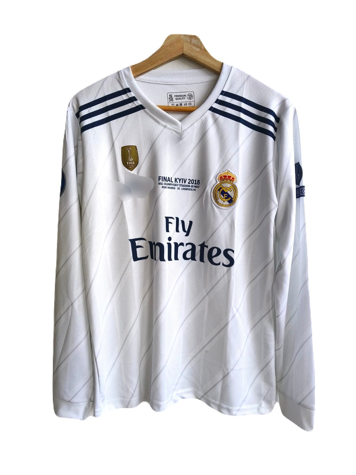 Realmadrid full sleeve 2018 UCL FINAL EDITION Ronaldo 7 P406 - MS RETRO STORE