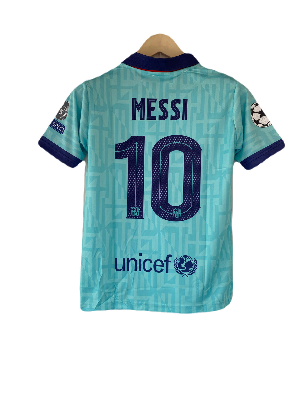 Messi Barcelona half sleeve collar sublimation jersey - P2183