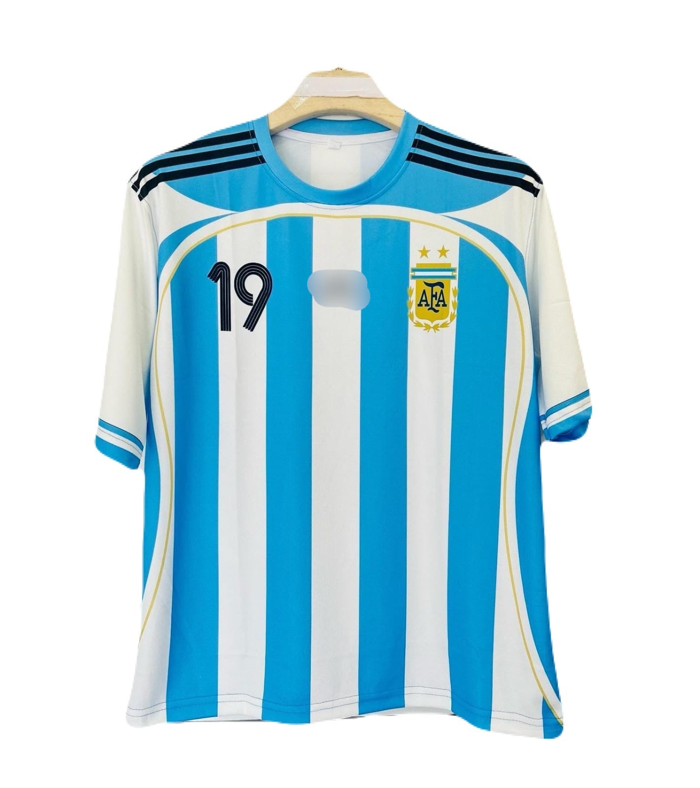 Argentina 2006 home five sleeve jersey messi - P778 ms retro store