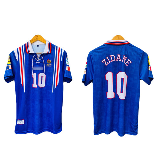 France 1996 lace-up collar zidane  P79 - ms retro store
