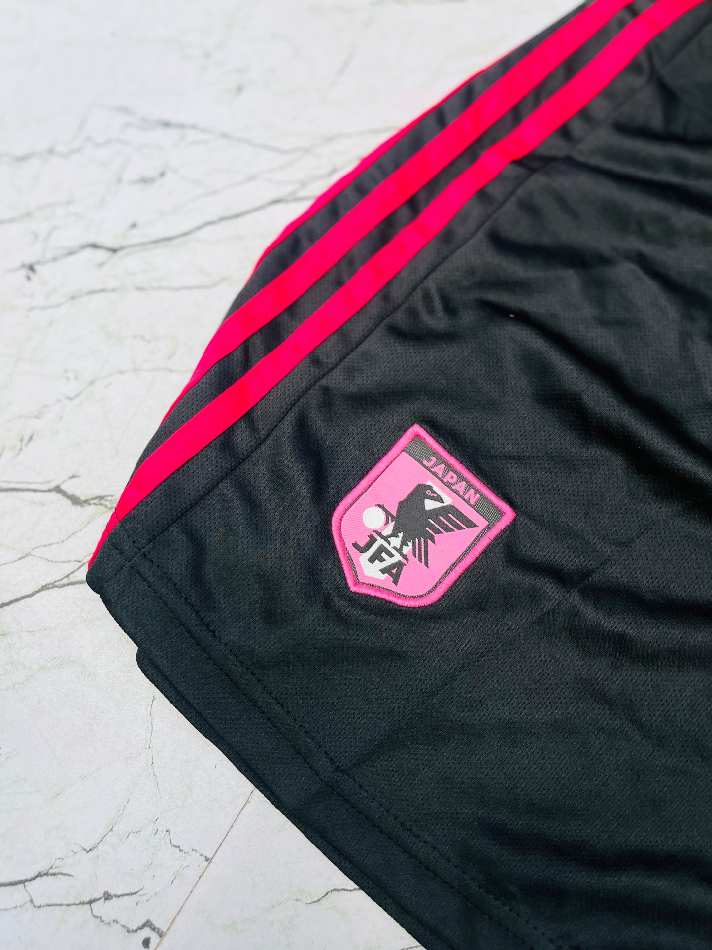 Premium first quality Japan Black And Pink 3 Line Shorts - P584 Ms Retro Store