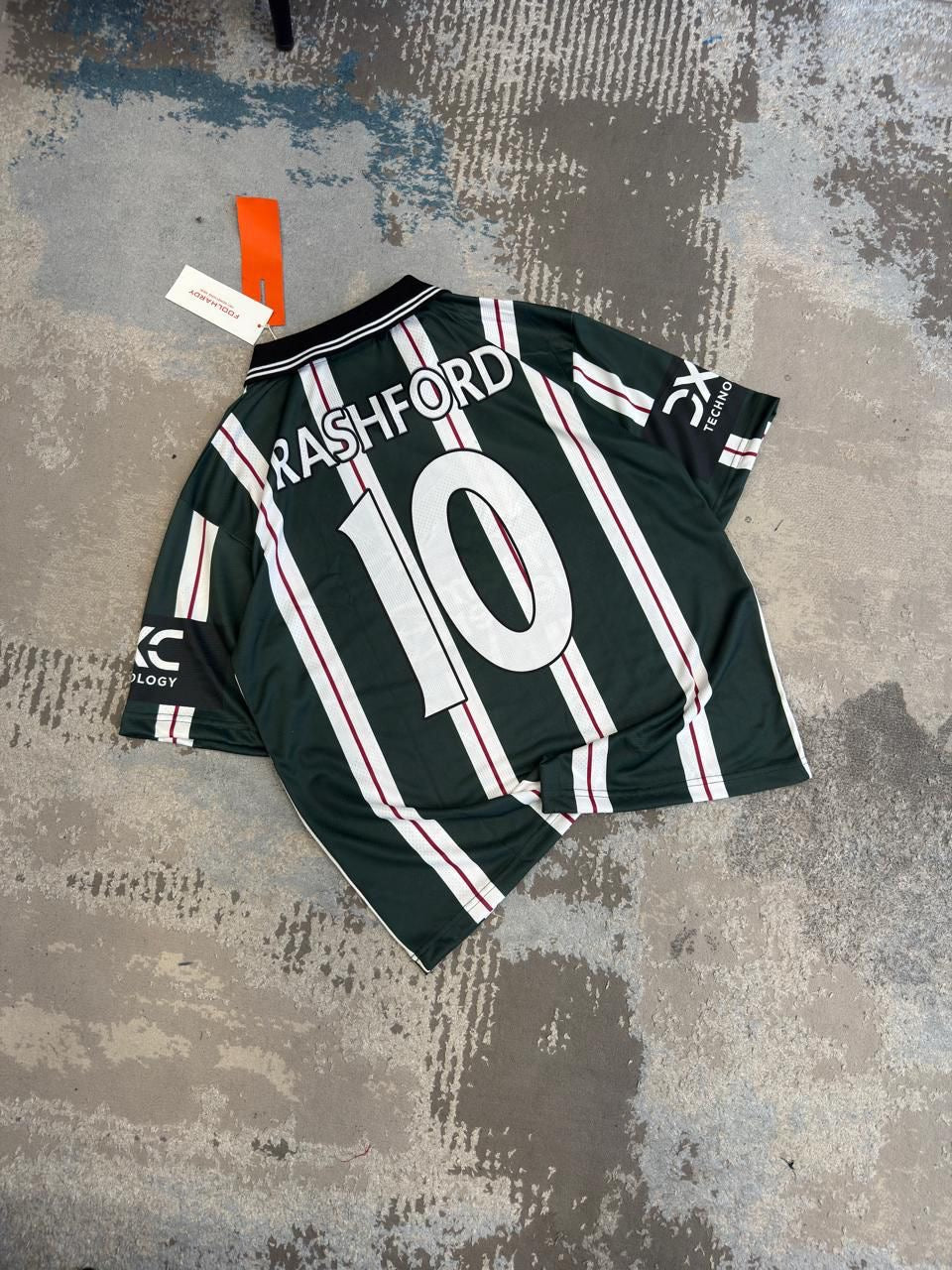 Manchester United 2023-24 Away Kit M.Rashford Five Sleeve - Ms Retro Store