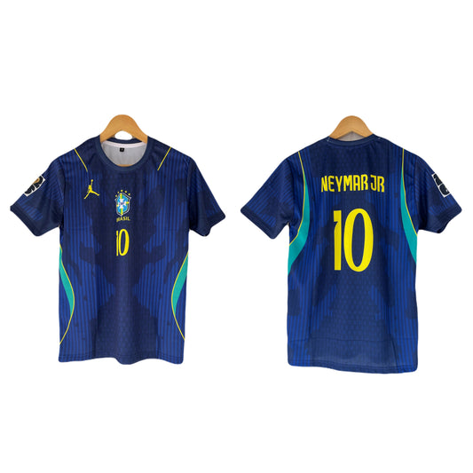 Brazil Away Jersey 2026 Neymar Half Sleeve Sublimation - Ms Retro Store