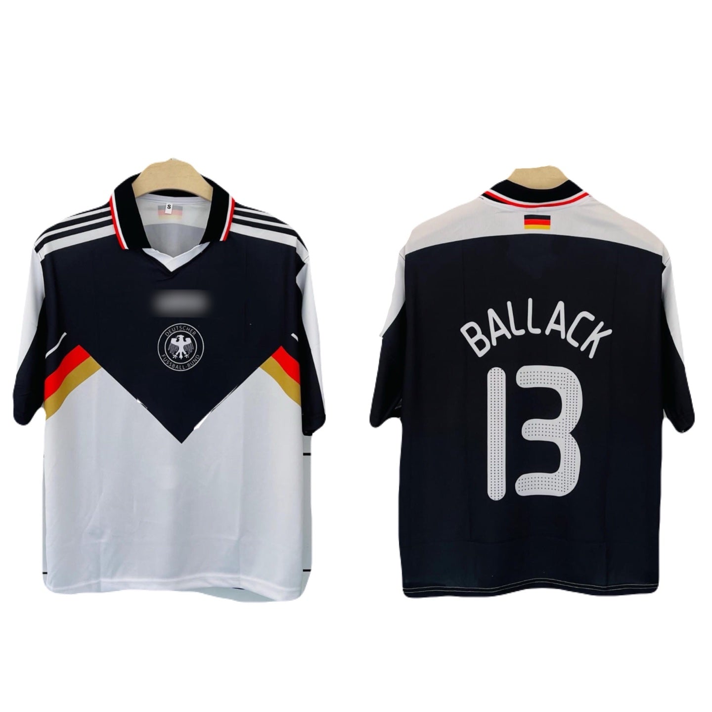 Germany 90’s version kit Ballack Five sleeve P204 - Ms Retro Store