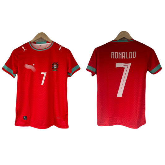 Ronaldo Portugal 2026 World Cup home  Half sleeve embroidery jersey/2 -