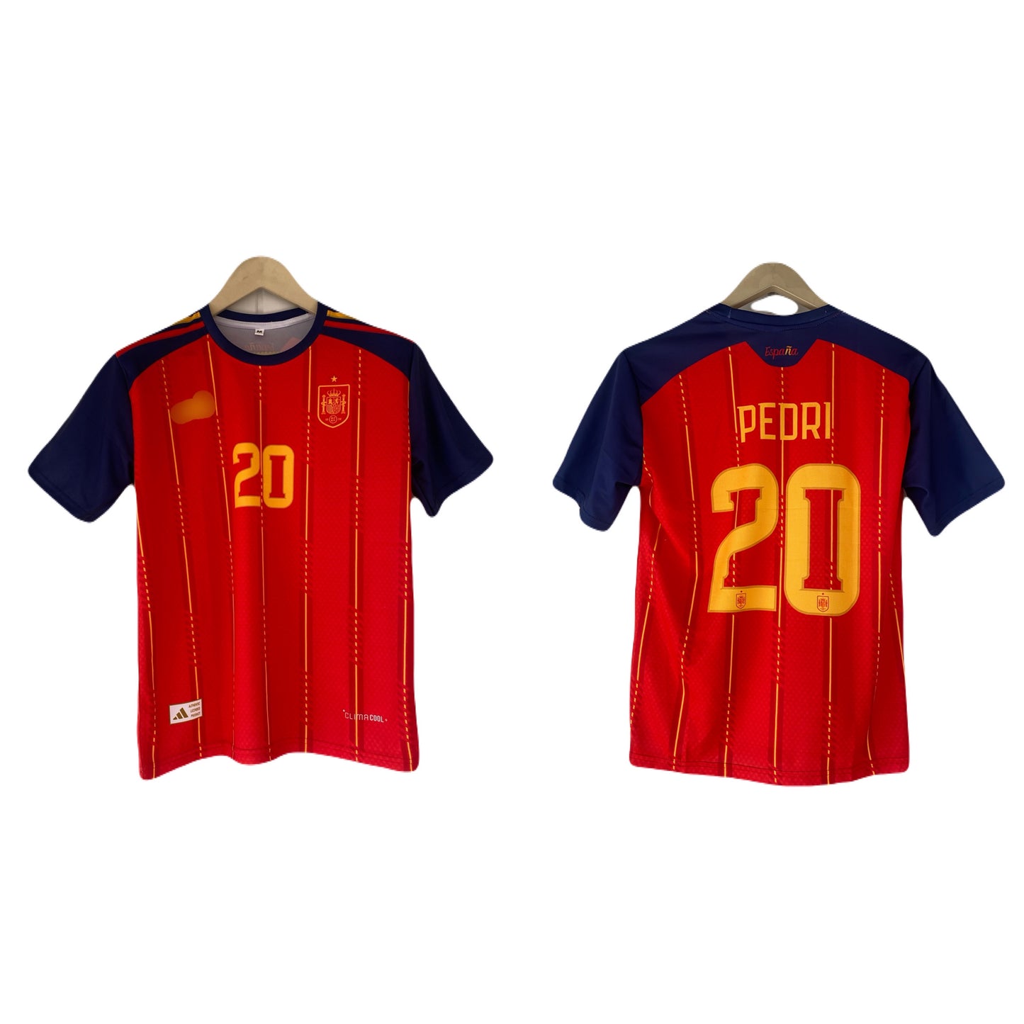 Pedri Spain 2026 World Cup Home Kit  Half Sleeve sublimation - p2000