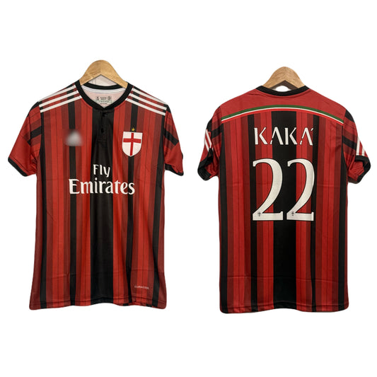 Ac Milan 2014 Home kit Kaka Half Sleeve - P802 Ms Retro Store