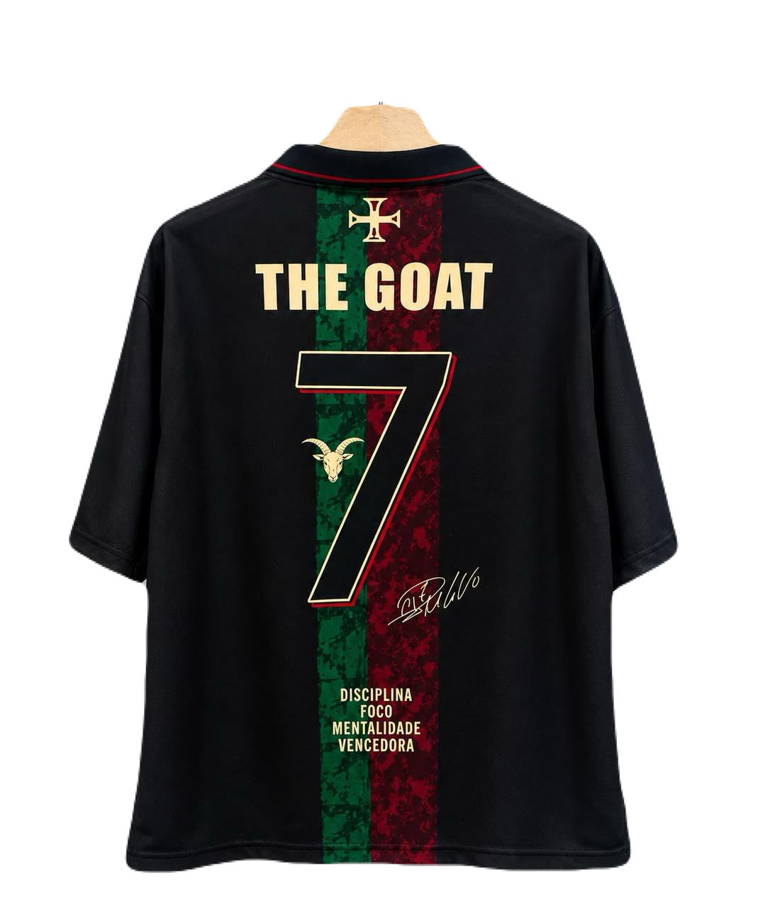 Portugal Goat Edition Five sleeve Collar Sublimation jersey - P2755