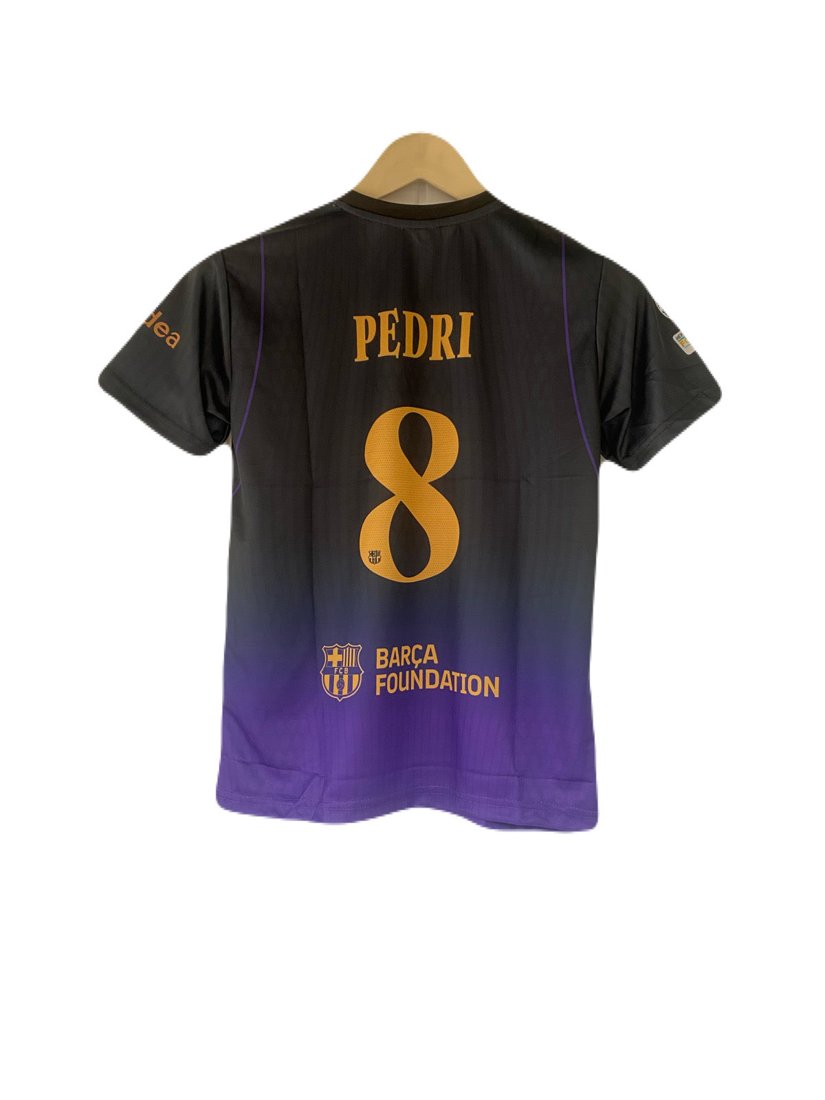 Pedri Barcelona 2026-27 Away kit embroidery half sleeve - P2552