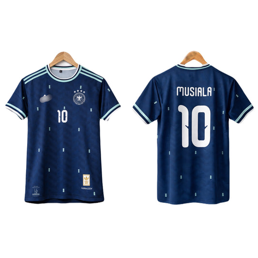 Germany  2026 World Cup Away Kit Musiala Half Sleeve Sublimation - Ms Retro Store