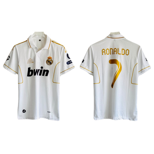 Ronaldo Real madrid half sleeve collar embroidery jersey - P2734