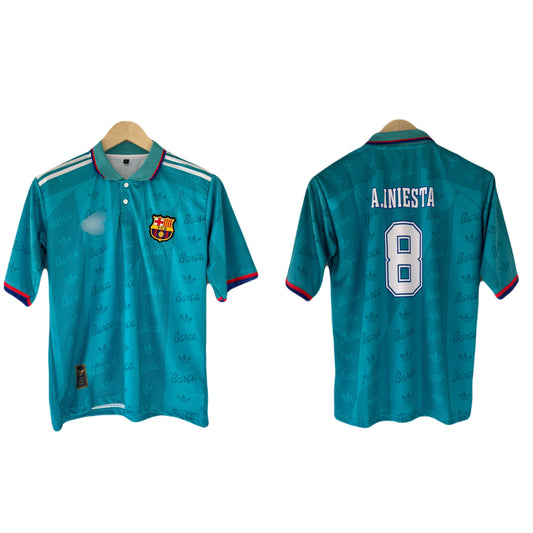 Barcelona 1995-1997 Concept kit Edition ineasta Jersey Five Sleeve Embroidery - Ms Retro Store