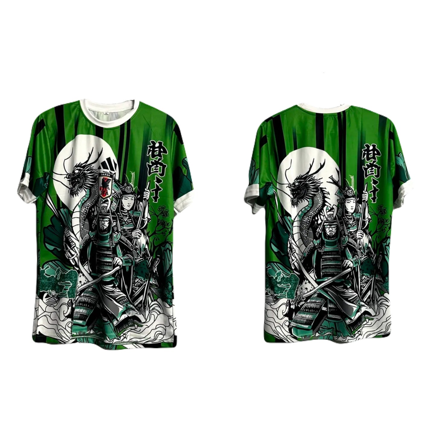 Japan samurai x dragon special kit green jersey - ms retro store