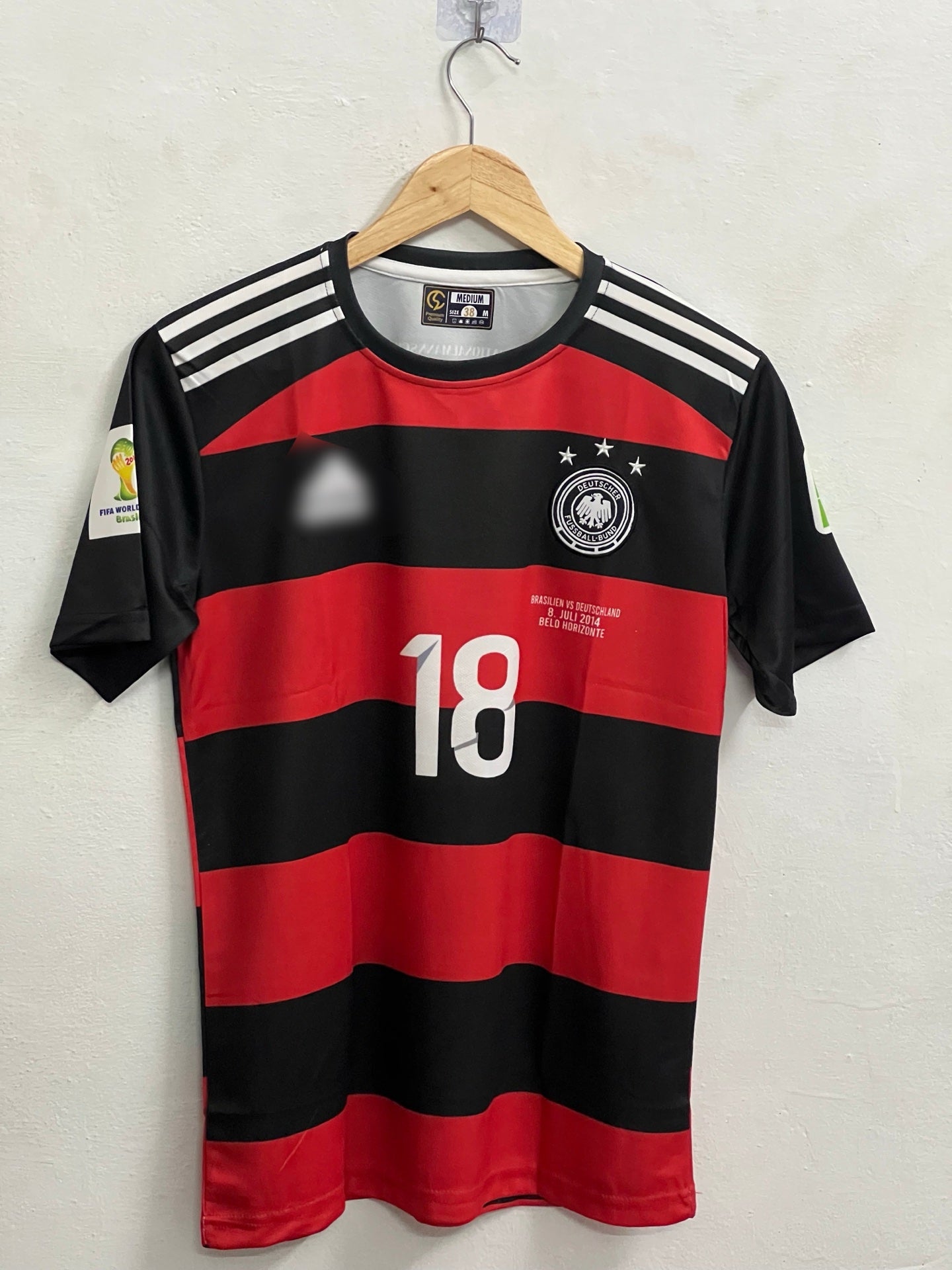 Germany 2014 world cup edition final jersey kroos P146 - ms retro store