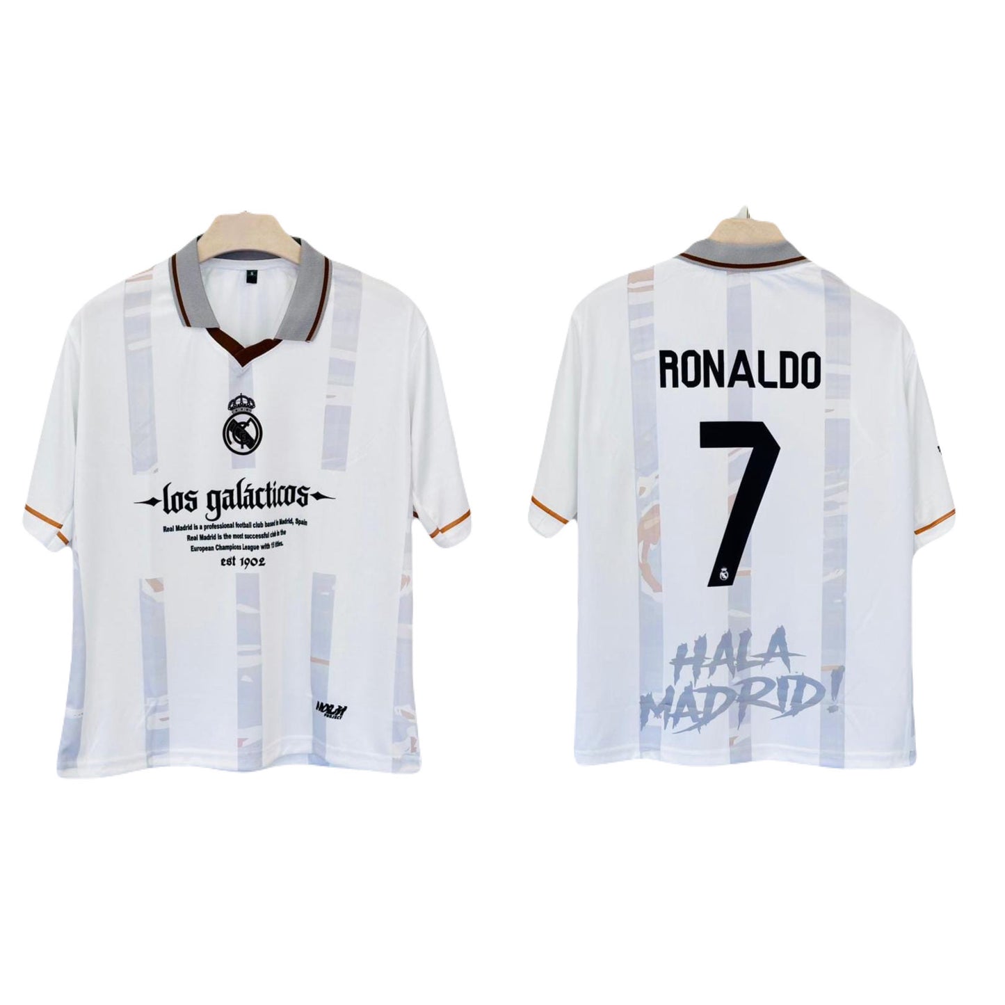 Real madrid fantasy edition ronaldo Collar Five Sleeve Sublimation  - P2000 Ms Retro Store