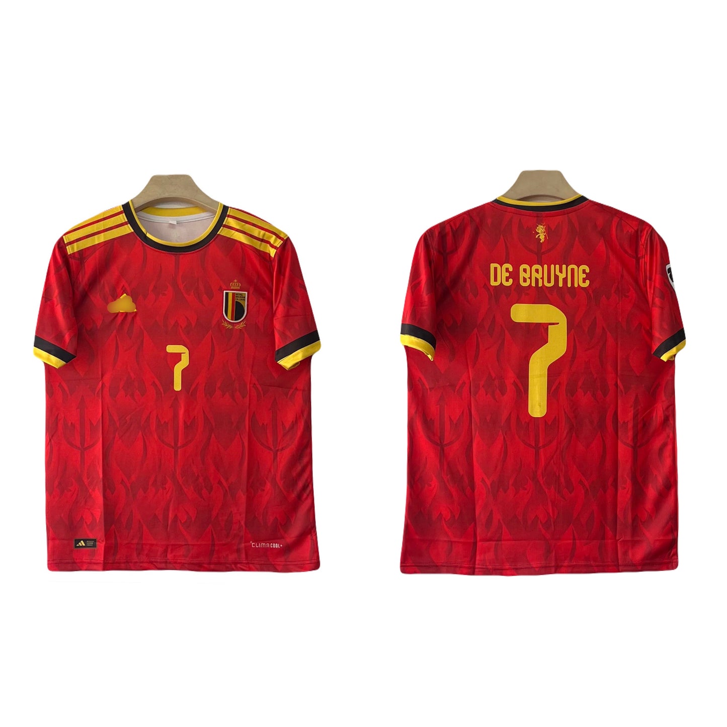 De bruyne belgium 2026 World Cup home Half Sleeve Jersey - P1845