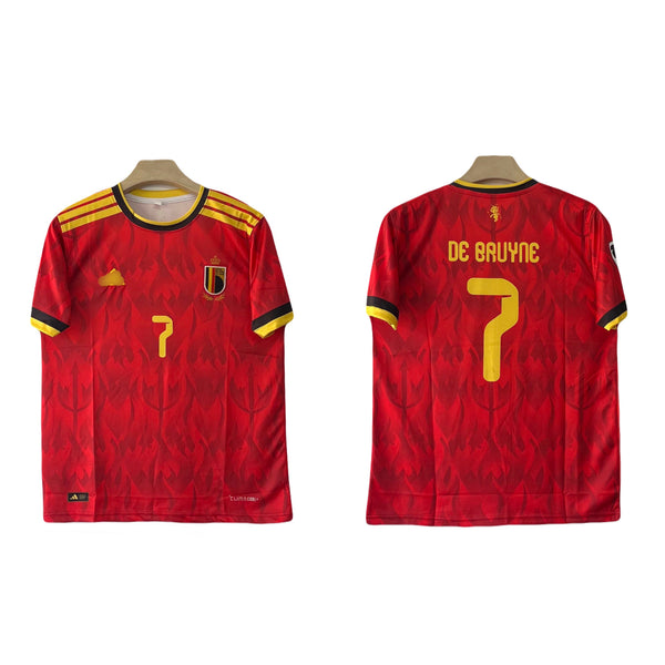 De bruyne belgium 2026 World Cup home Half Sleeve Jersey -