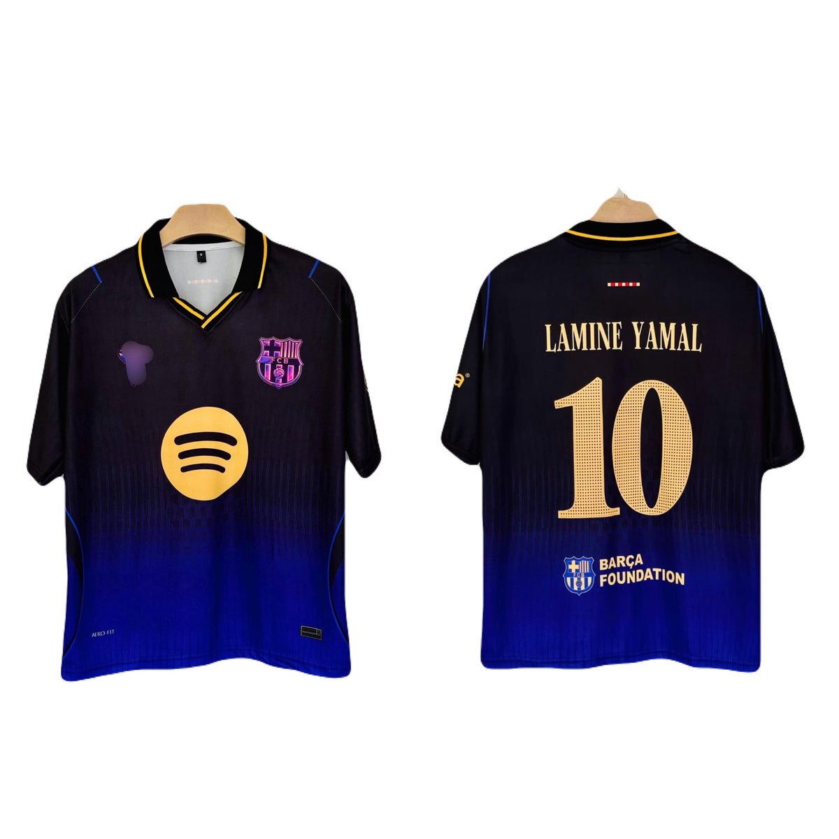 Yamal Barcelona 2026-27 Away Five sleeve Collar Sublimation jersey - P2792