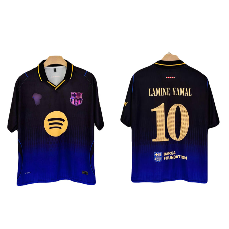 Yamal Barcelona 2026-27 Away Five sleeve Collar Sublimation jersey - P2792