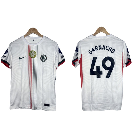 Chelsea 2025-26 Away  Garnacho Half Sleeve - Ms Retro Store