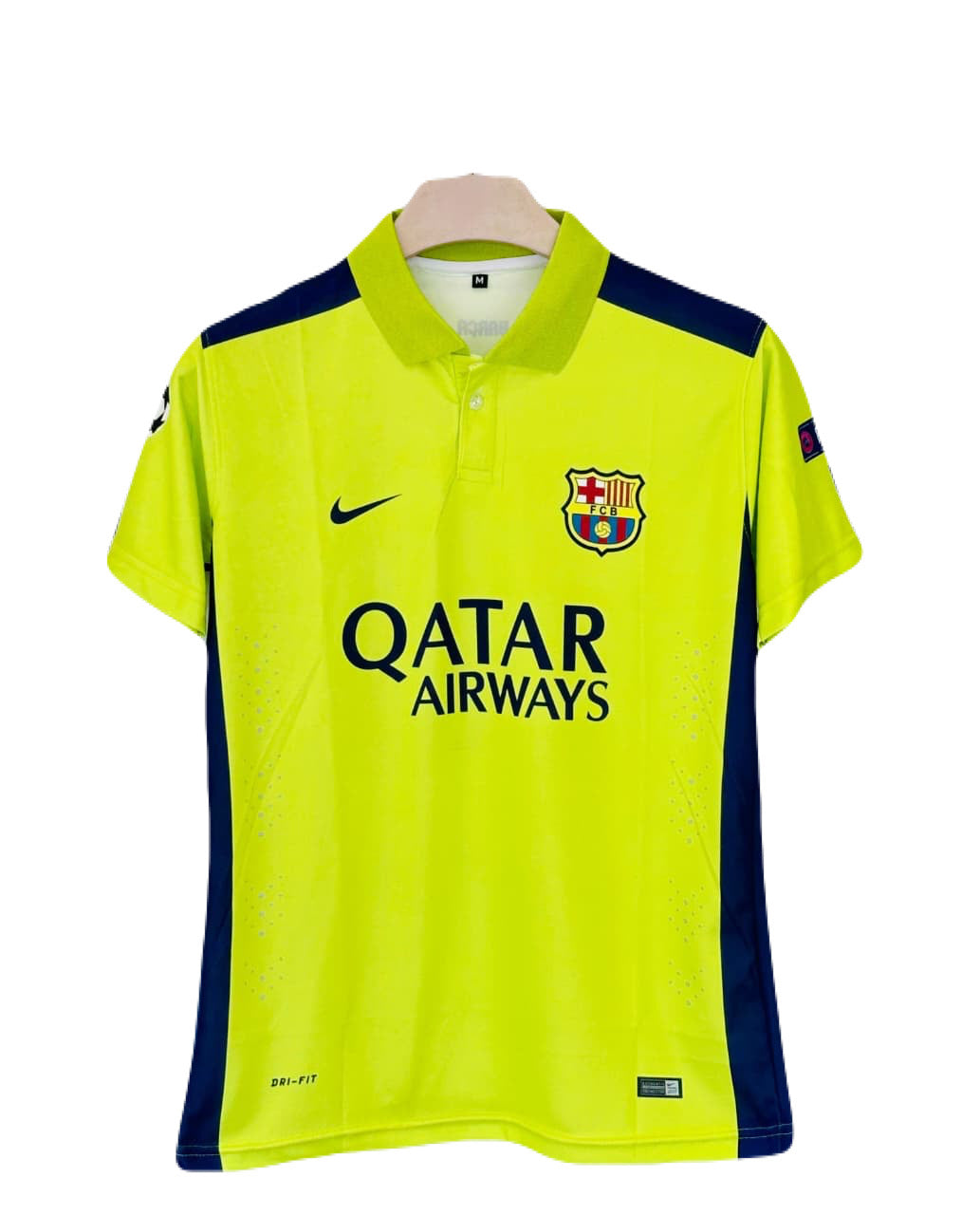 Barcelona Messi 2014-15 third kit collar type half sleeve P145