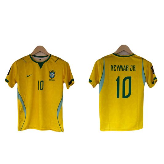 Brazil 2026 World Cup home kit Neymar jr Half Sleeve Sublimation - P2000 Ms Retro Store