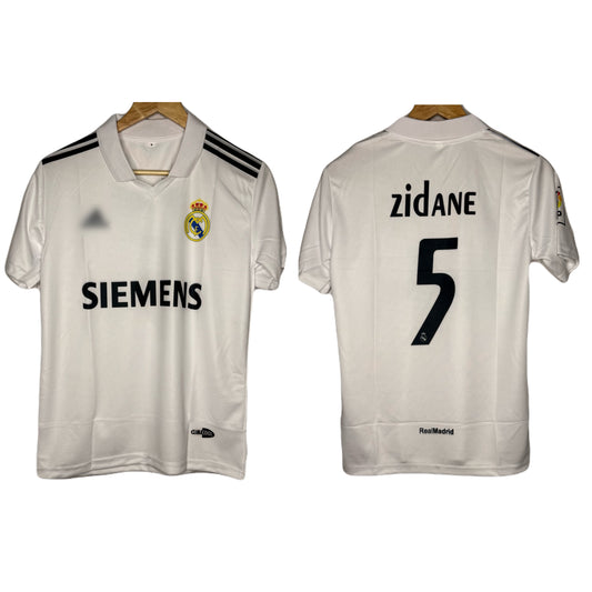 Real Madrid 2005-06 Home Kit Zidane Half Sleeve - Ms Retro Store