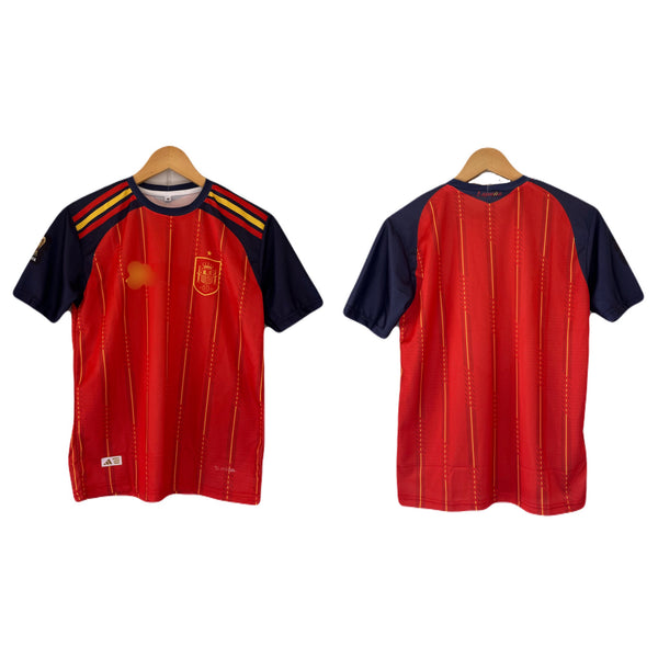 Spain 2026 World Cup Home Kit Plain Half Sleeve - P48  Ms Retro Store