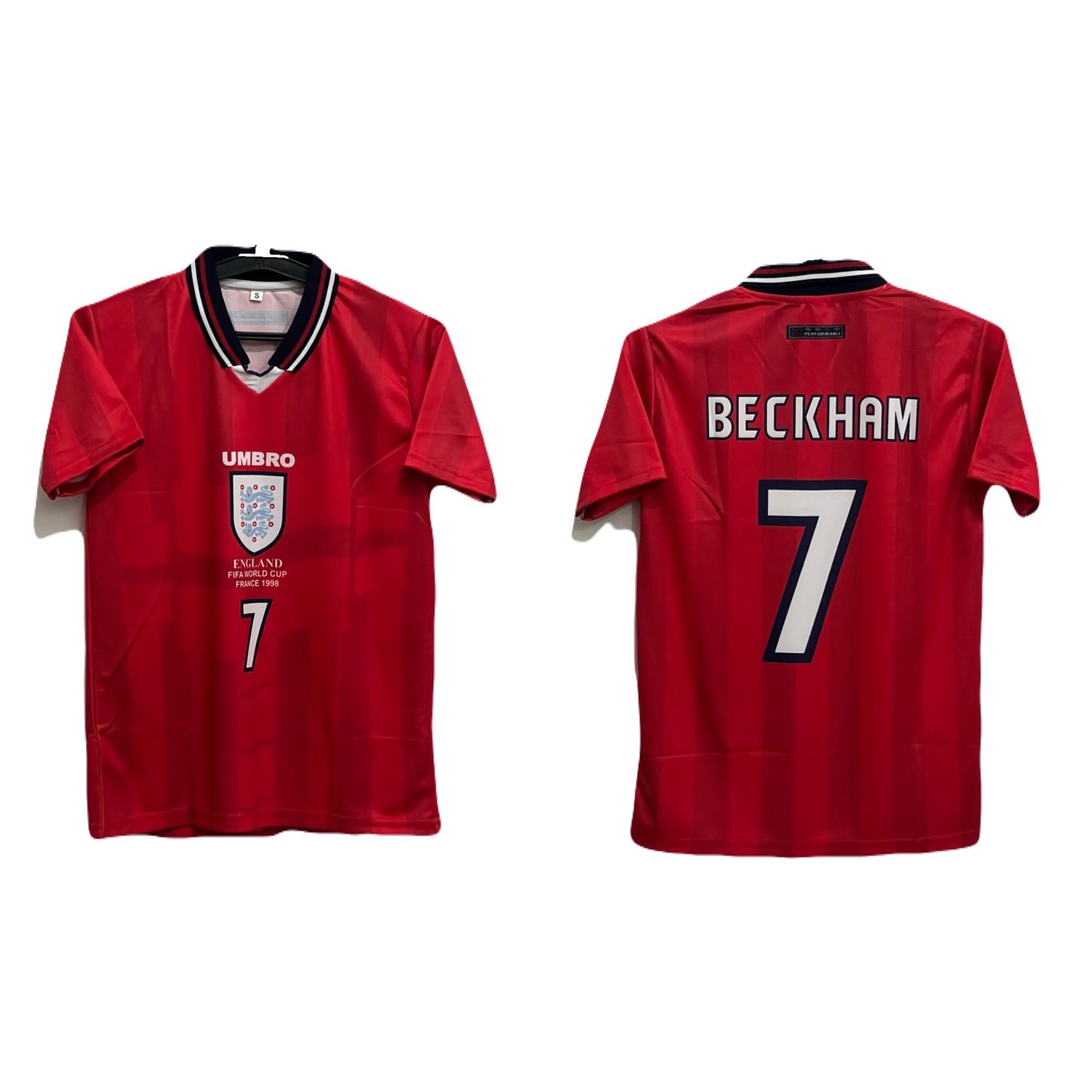 England 1998 away jersey beckham - ms retro store