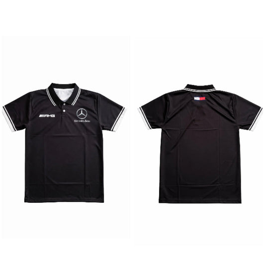 Mercedes -Benz AMG Collar half sleeve sublimation - ms retro store