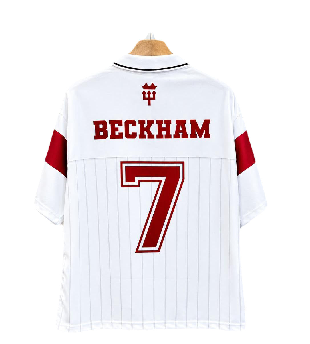 Beckham Manchester united Five Sleeve sublimation jersey - P2695