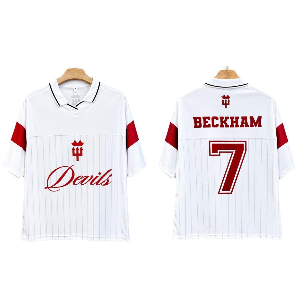 Beckham Manchester united Five Sleeve sublimation jersey - P2695