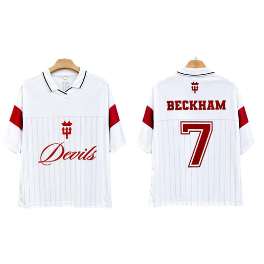 Beckham Manchester united Five Sleeve sublimation jersey - P2695