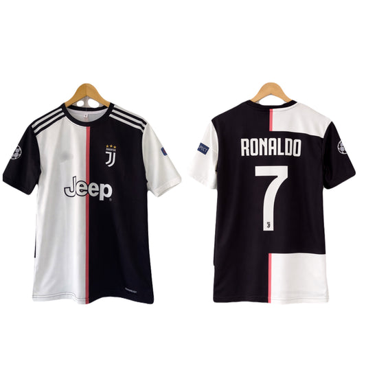 Juventus 2019-20 Home kit Ronaldo Half sleeve - P77 - Ms Retro Store