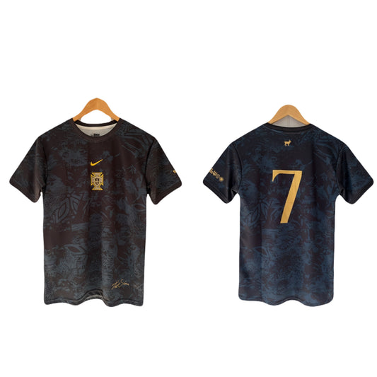 Portugal goat’Siu’ Edition Ronaldo Half Sleeve - Ms Retro Store