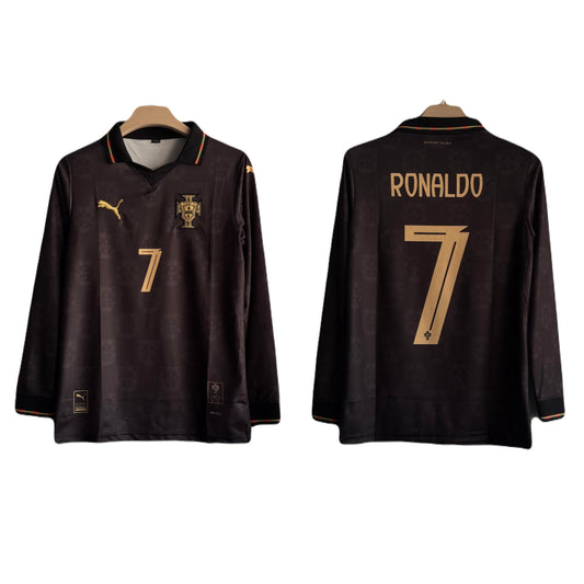 Portugal 2025-26 Special Edition kit Ronaldo Full Sleeve Embroidery -  Ms Retro Store