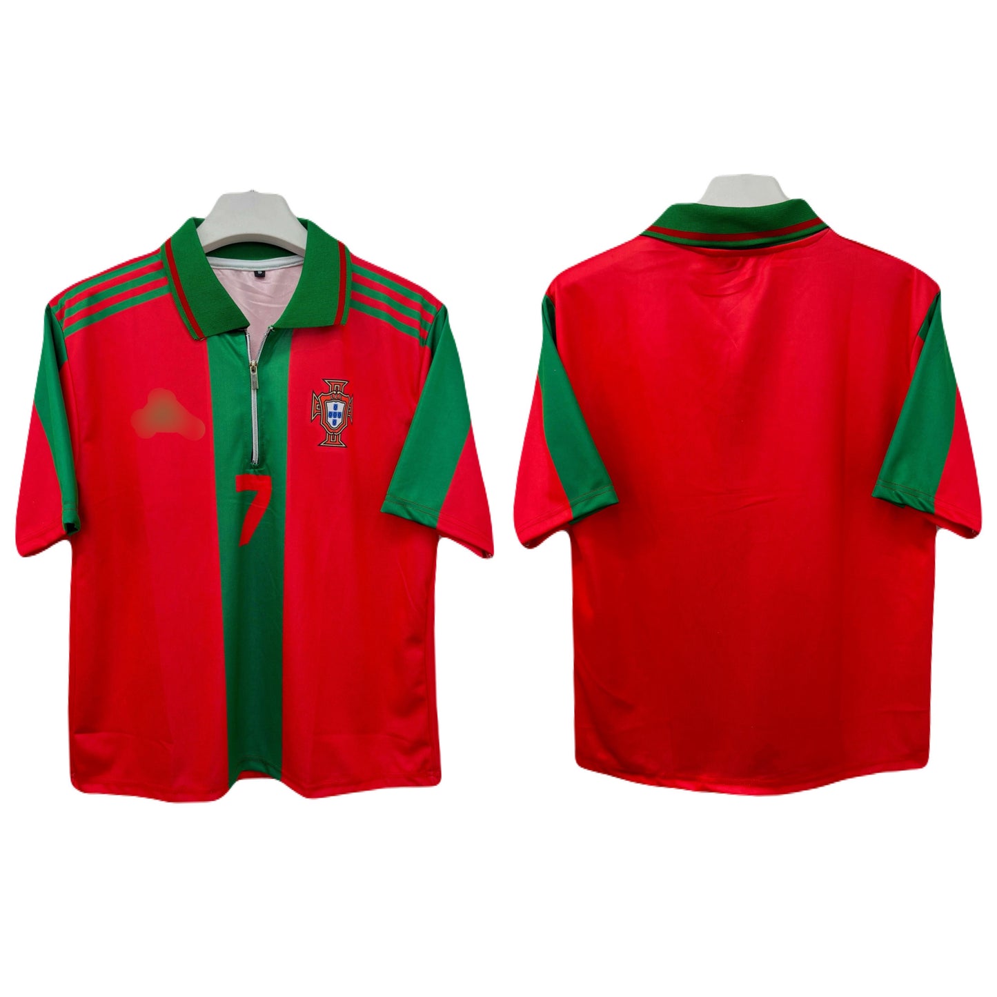Portugal special edition Five Sleeve zip collar Sublimation Jersey -P1361 Ms Retro Store